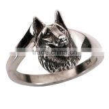 SRR0004 Fresh Choice German Shepherd Dog Ring Stainless Steel Ring