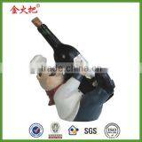 Cheap Polyresin Wind Bottle Holder Chicken Chef Figurines Statues thumbnail-3