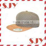 Custom All Over Print Dot 5 Panel Hat With Suede Brim thumbnail-2