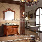 Household vanity contertop ceramic with wash basin in cheery finishedWTS830