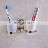 Bathroom Hardware-brass Double Tumbler Holders