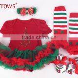 Western Girls Outfits 2016 New Years Children Clothing Set Kids Christmas Clothes for Cute Baby Girl thumbnail-2