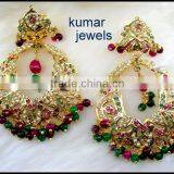 Multi-Stone Jadau Earring thumbnail-1