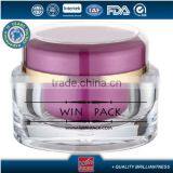 50g Purple Oval Lotion Jar,oval Lotion Bottle Cap Wih Shiny Gold Rim thumbnail-1