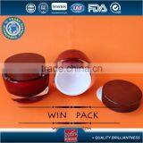 50g Red Color Oval Lotion Bottle, Oval Cream Bottle With Aluminum Cap thumbnail-2
