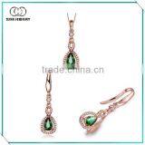 High Quality Rose Gold Plated Sterling Silver Jewellery Set thumbnail-1