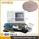 CE& FDA Approved 5-inch 3-channel Color LCD ECG /EKG Machine thumbnail-1