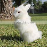 Taxidermy Figurine plush Decor Cabin Snow White Rabbit Easter Bunny