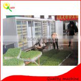 Trade Assurance Automatic hydroponic fodder machine / wheat fodder sprout container with green trays