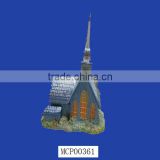 Exquisite Resin Christmas Decoration Church For Sale