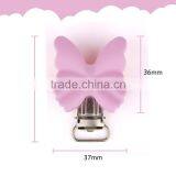 Wholesale New Product Silicone Butterfly Clip Accessories Teether Chain thumbnail-3