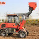 Qingdao Everun New Design Strong Mini Front End Loader 1 Ton Wheel Loader With Mixer Bucket thumbnail-3