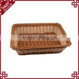 3 Colors Rectangular pp Rattan Bread Proofing Basket Kitchen Fruit Vegetable Used Woven Basket thumbnail-3