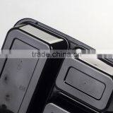 3-compartment Bento Lunch Box Plastic Containers, Reusable, Dishwashable, Microwavable Food Containers With Lids, OEM Packaging thumbnail-3