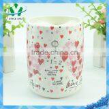 Wholesale Ceramic Coffee Mug With Heart-shaped Handle thumbnail-3
