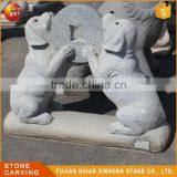 High Quality Cute Marble Sleep Stone Dog Carving thumbnail-2