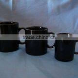 Black Ceramic Coffee Mugs Unique Design Mugs thumbnail-4