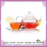 Heat Resistant Glass Teapot thumbnail-1