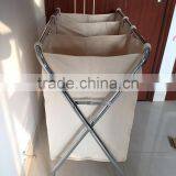 Stackable Laundry Hamper Sorter With 3 Soters thumbnail-1