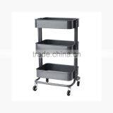 Home Kitchen Bedroom Turquoise Storage Utility Cart thumbnail-3