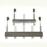 New Metal Wall Rack, 3 Hooks, Bronze thumbnail-5