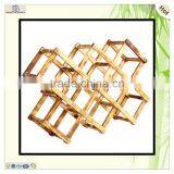 Beer Decoration Ajustable Portable Wood Wine Rack thumbnail-5