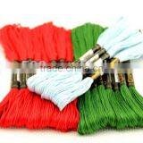 Wholesale Top Quality 100% Cotton Embroidery Thread, Cross Stitch Thread
