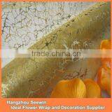 Cheap Gloden Organza Happy Birthday Table Cloth