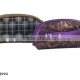 Quilted Sleepover Travel Make up Roll Fashionable Best Sell Branded Make up Kit Bag thumbnail-1