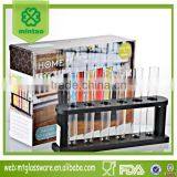 Borosinlicate Glass Test Tube With a Wooden Frame thumbnail-1