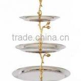 Silver Plated Metal Cake Stand thumbnail-1