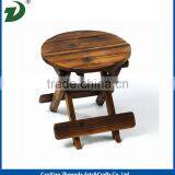 Solid Wood Folding Round Outdoor Table thumbnail-6