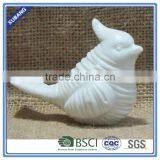 White Ceramic Bird Ornament Hanging Adornment for Christmas Gift thumbnail-1