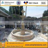 Yellow Marble Stone Water Garden Fountain or ODM Design as Your Order thumbnail-1