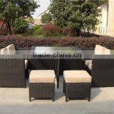 Modern Outdoor Furniture Rattan Club Bar Set thumbnail-1