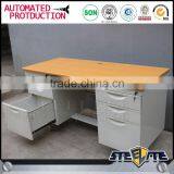 High Tech Executive Office Desk Computer Table With Bookshelf Office Boss Table thumbnail-4