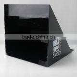 Custom 5 Tier Black Perspex Organic Glass Acrylic Displays and Shelf thumbnail-6