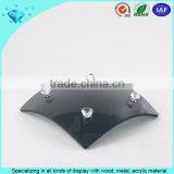 Custom High Quality Black Acrylic Tissue Tray With Legs & Bathroom Container thumbnail-3