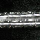 Wholesale 16" 8-12mm "8" Shape Loose Natural White Crystal Strand thumbnail-1