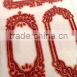 Red Colorway, Classic Glitter Lace Foam Sticker, Elegant Decorative Shinny Glitter Sticker thumbnail-4