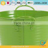 Iron and Zinc Unique Embossing Powder Coated Flowering Plants in Pots Decoration Garden Flower Pot thumbnail-4