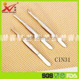 Gold Plating Mirror Polishing Factory Price High Quality Eyebrow Tweezer in Beauty Salon thumbnail-1