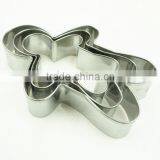 47037 3pcs Ginger Shape Stainless Steel Cookie Cutter Set thumbnail-6