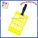 Custom Made Debossed Logo Silicone Pvc Luggage Tag Hot Sell thumbnail-3