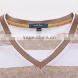 Custom Wholesale Cheap Own Design Cotton V-neck t Shirt thumbnail-4