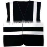 2017 Black Reflective Safety Vest for Workman thumbnail-2