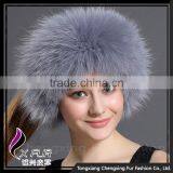 CX-E-23A Wholesale Good Quality Cute Elastic Fox Fur Hair Band thumbnail-1