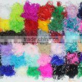 Wholesale Top Quality Manufacturers Multicolor Decotation Ostrich and Turkey Wool Top thumbnail-1