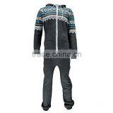 Cheap Price Ziped Hooded Super Soft Fleece Polyester Cheap Men's Onesie thumbnail-3