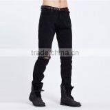Fashion New Men's Brand Men's Jeans Black Jeans Hole Personality Male Personality Pants thumbnail-2
